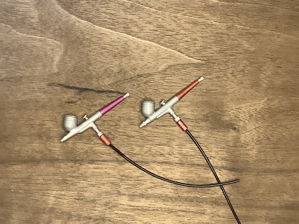 ◆エアブラシハンドピースのミニチュア 1/3~1/4サイズドール用◆