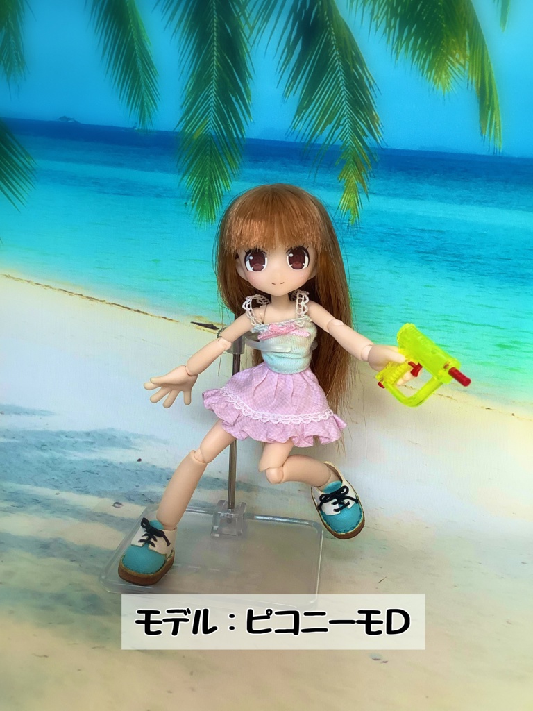 ◆1/6サイズ(ピコD可)ドール用 水鉄砲(拳銃タイプ)◆