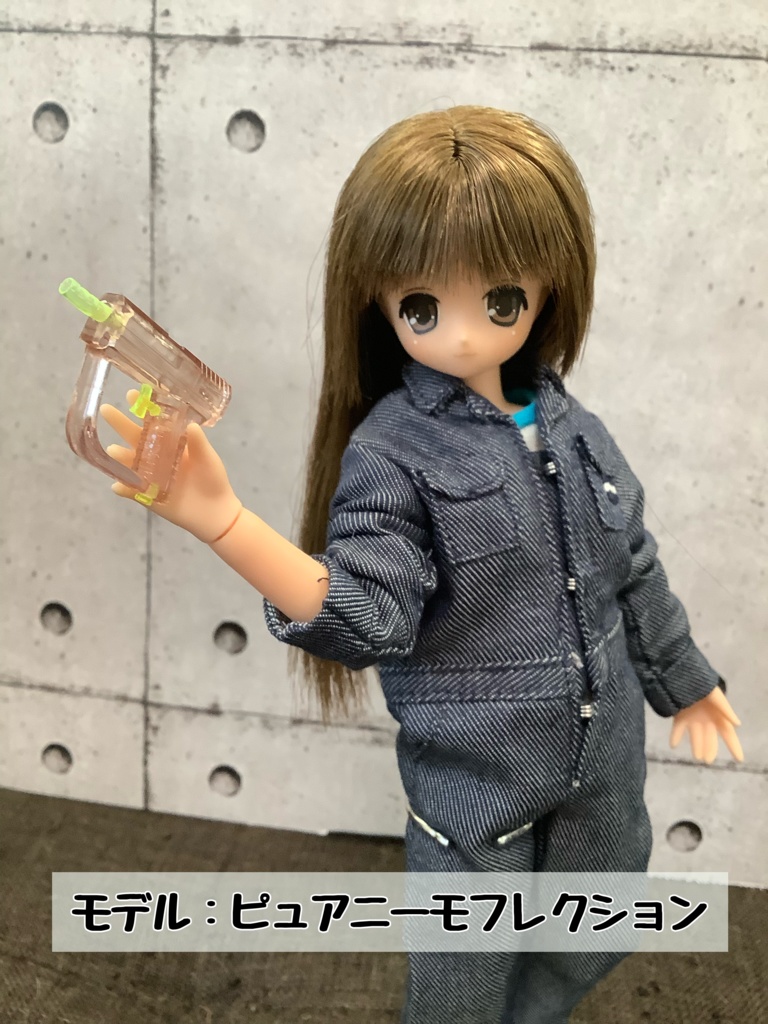 ◆1/6サイズ(ピコD可)ドール用 水鉄砲(拳銃タイプ)◆