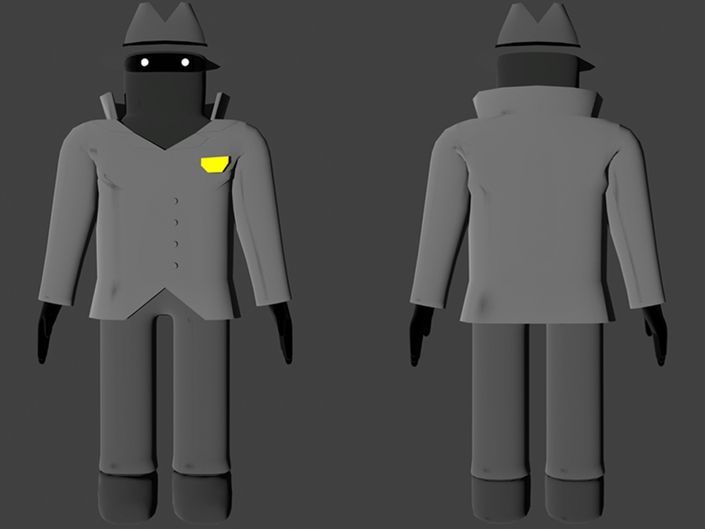 諜報員 / オリジナル3Dモデル