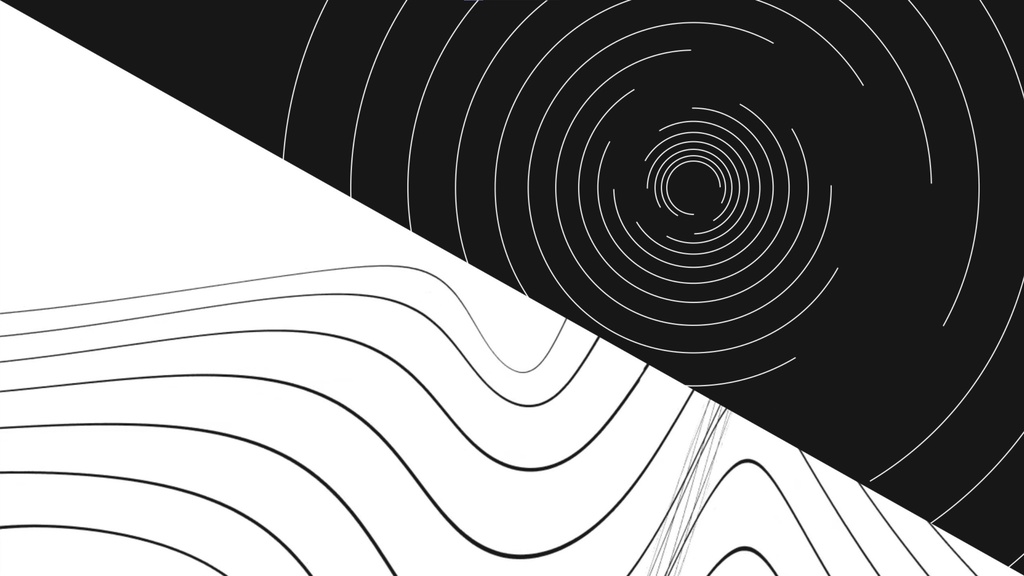 黒白シーン切り替え素材