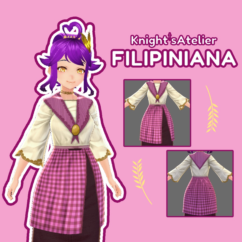 【VRoid】 Filipiniana (Maria Clara Gown)- Filipino Traditional Series