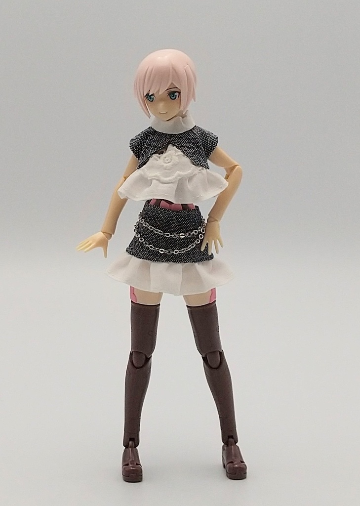 1/12 デニム風アンサンブル