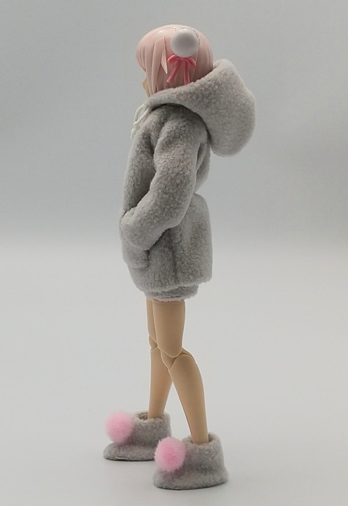 1/12 ルームウェア(ポケット有、ピンク)