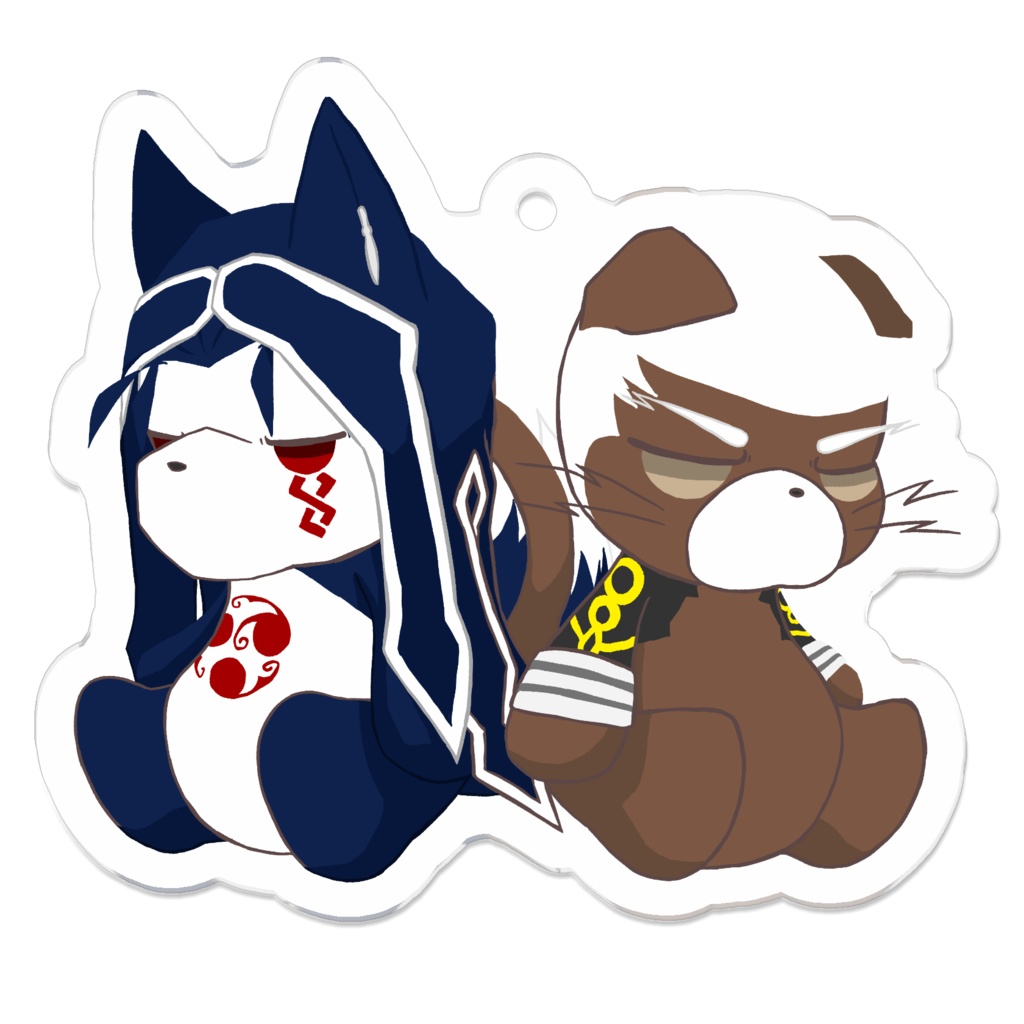 オルタわん&オルタにゃーアクキー