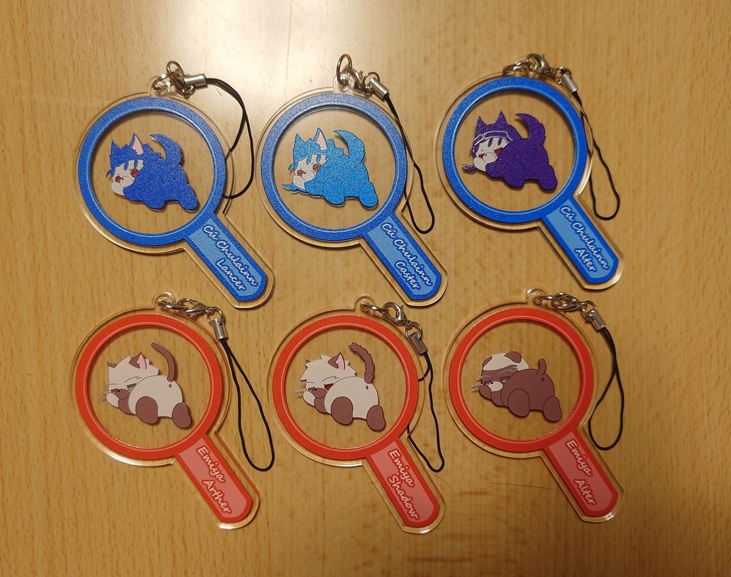 ケモくーえみみっけアクキー