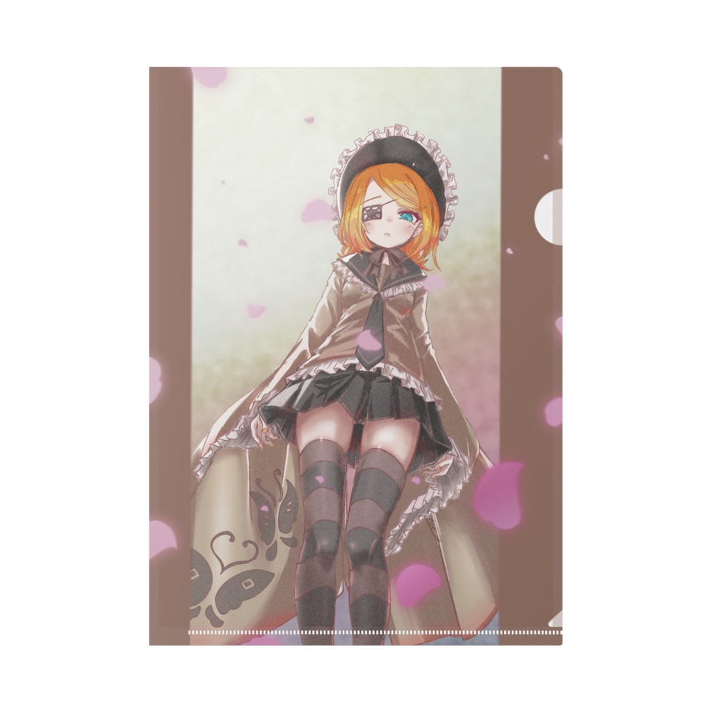 鏡音リン　弐ノ桜・胡蝶　クリアファイルA4サイズ