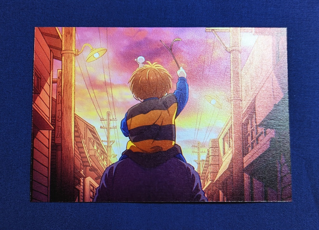 ポストカード2種+クリアカード+しおりセット