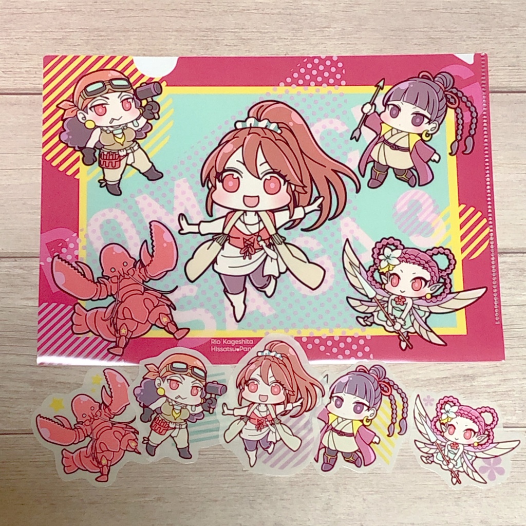 ロマサガ3クリアファイル＆シールセット