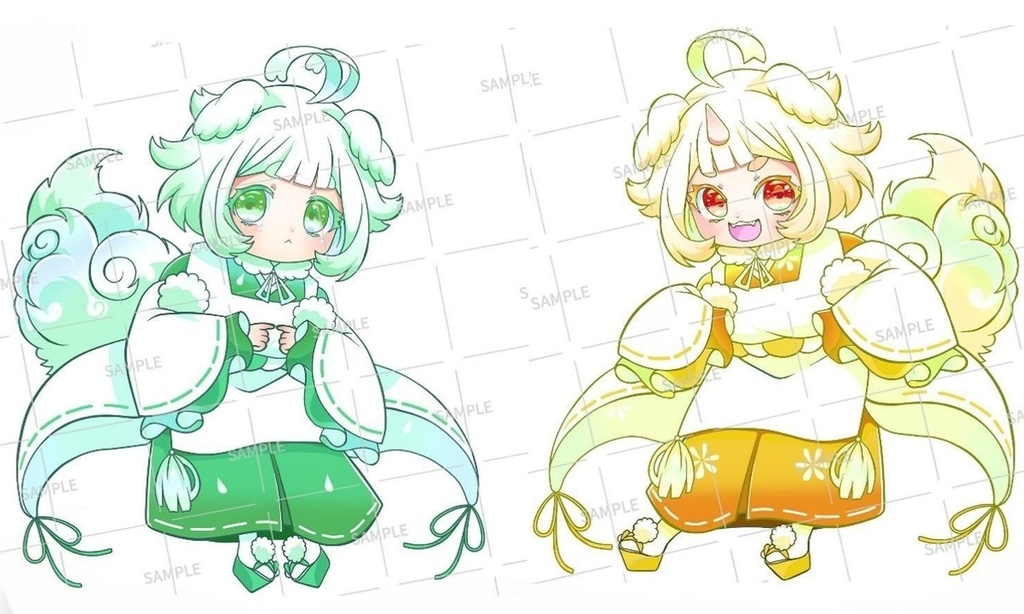 【二点セット】狛犬[楽]&唐獅子[哀]【まとめ売り】