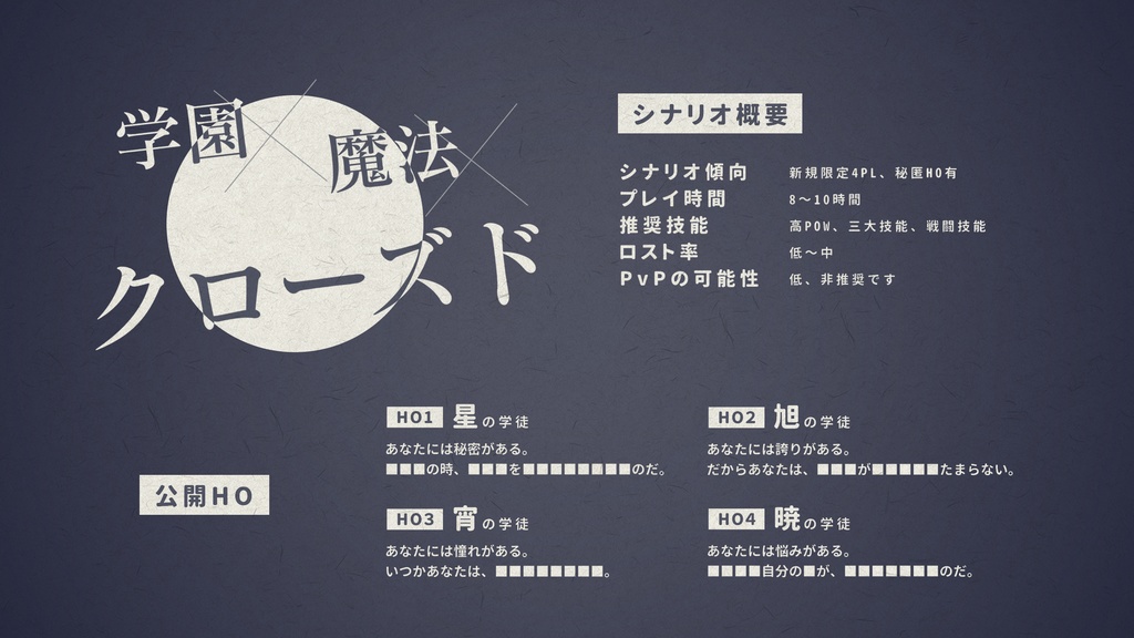 【CoC6版】Fallment【SPLL:E198888】