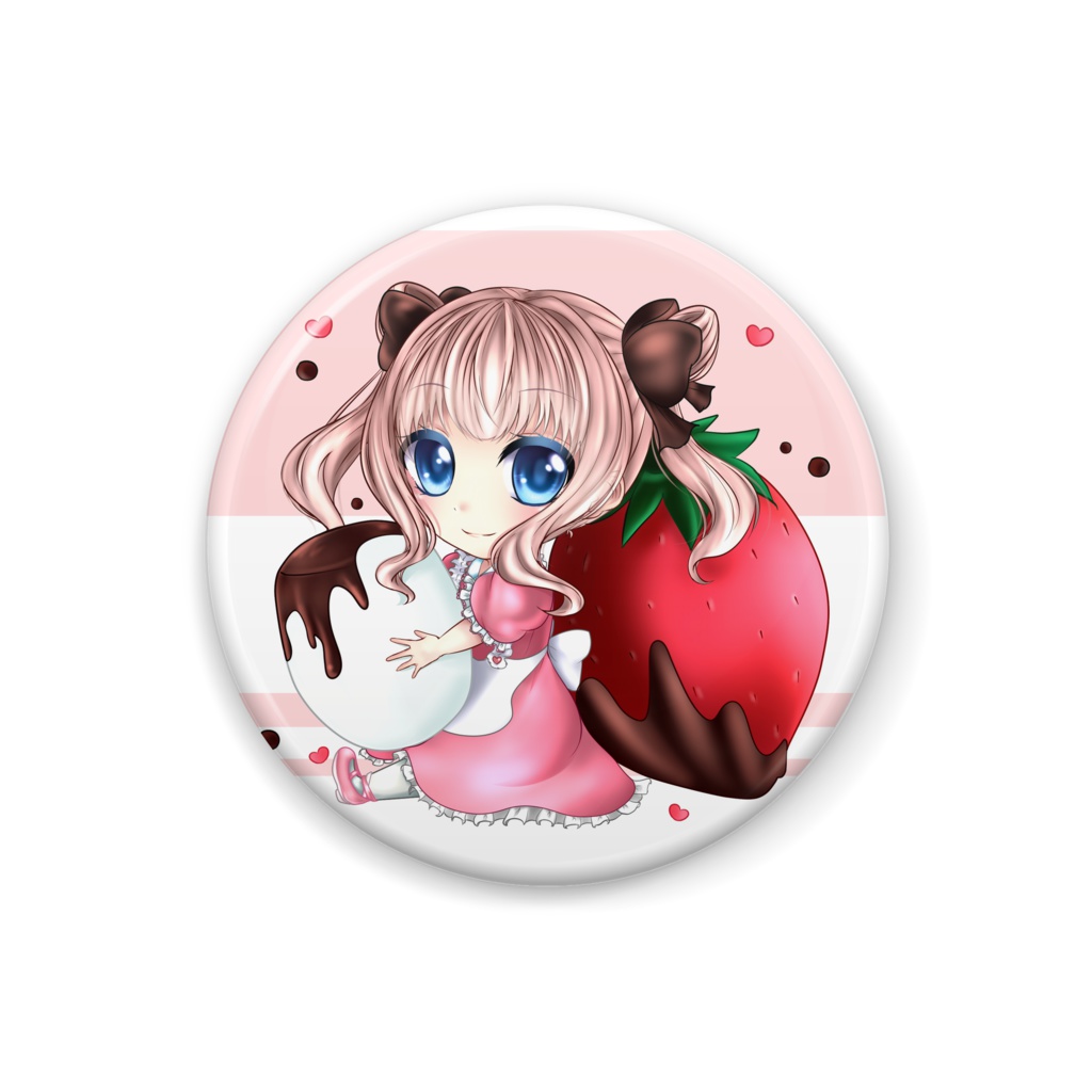 Happy-Valentine　缶バッチ