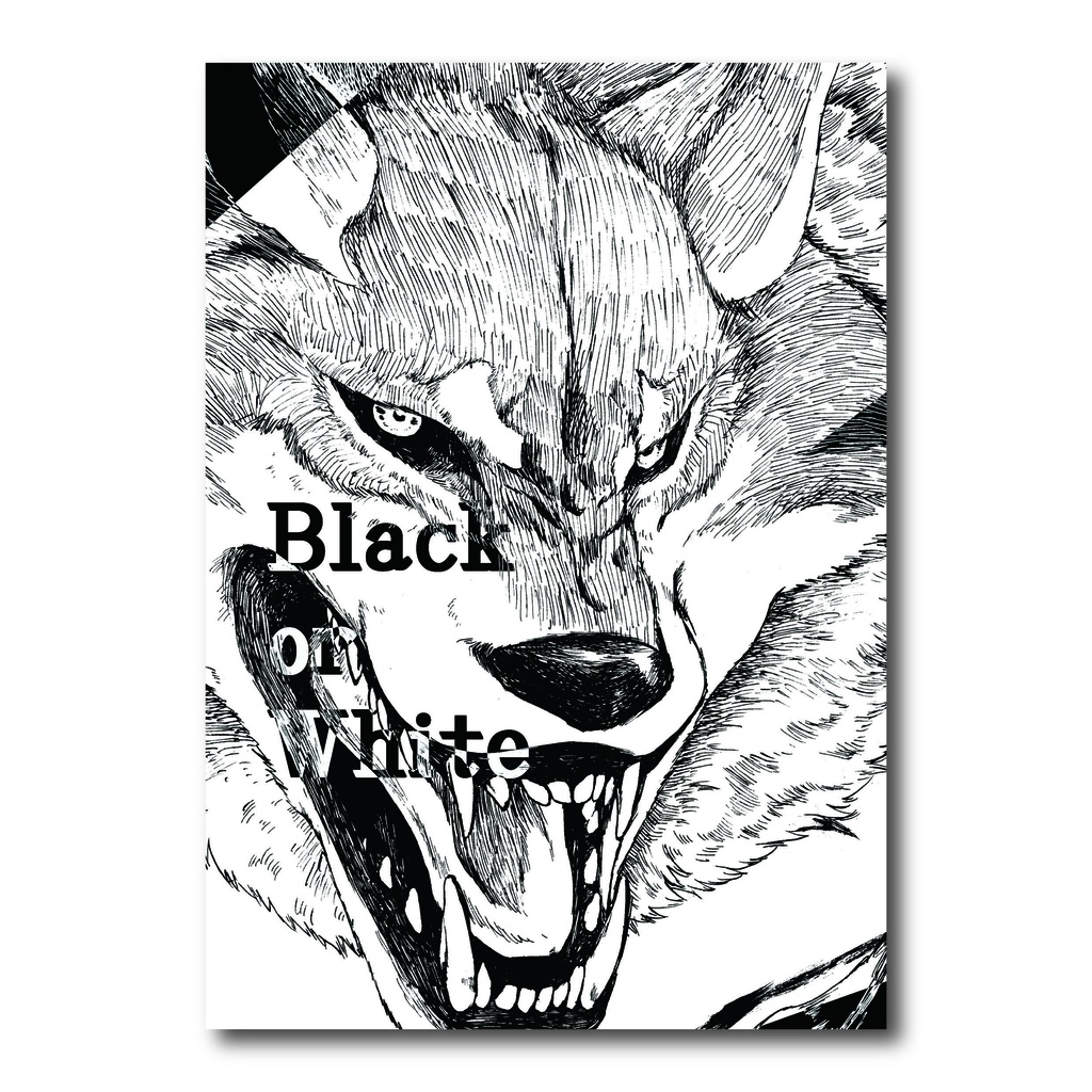 創作モノクロイラスト本『Black or White』