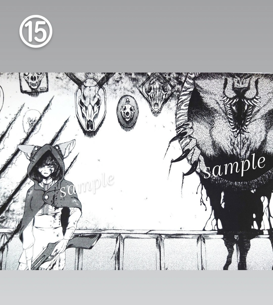 オリジナルイラスト ポストカード