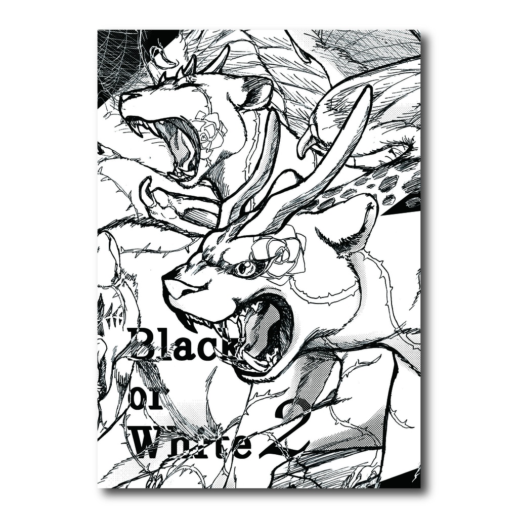 創作モノクロイラスト本『Black or White2』