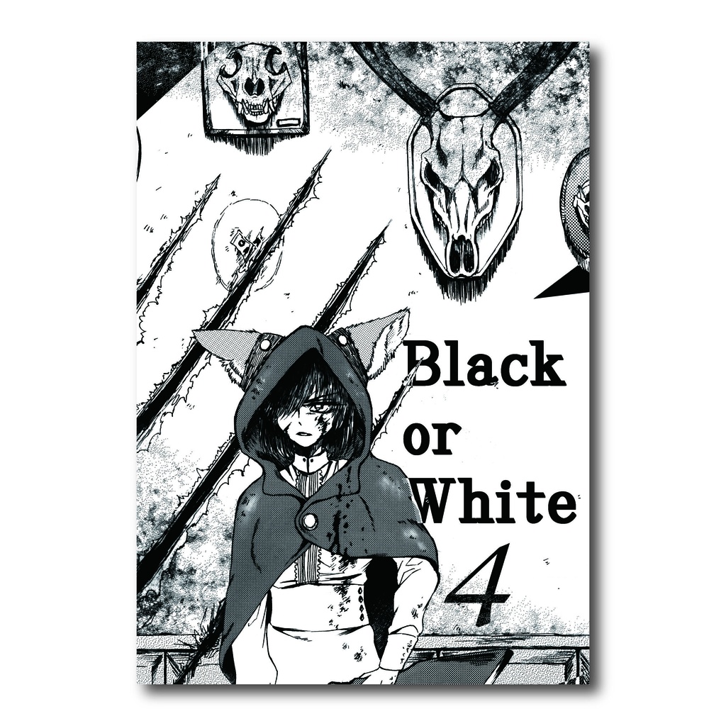 創作モノクロイラスト本『Black or White4』