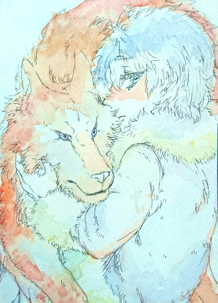 【オリジナル】一点物イラスト原画【額入り】