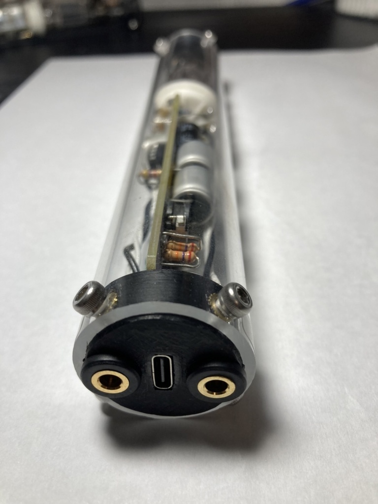 真空管ヘッドホンアンプ XM03 白基板Ver