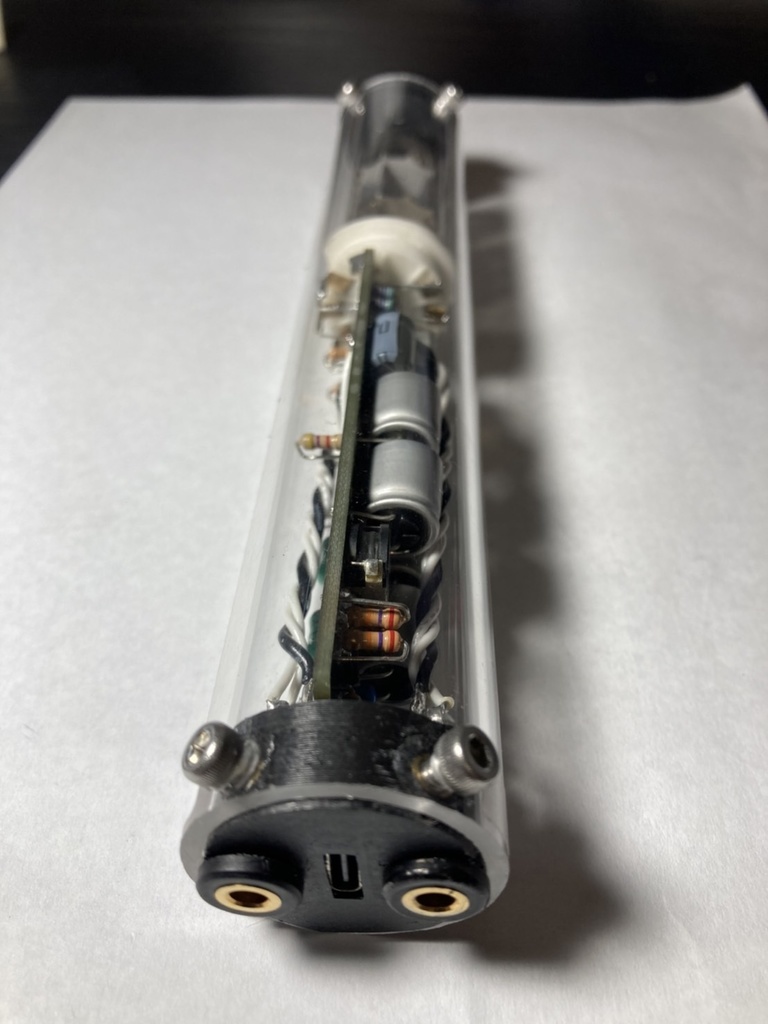 真空管ヘッドホンアンプ XM03 黒基板ver