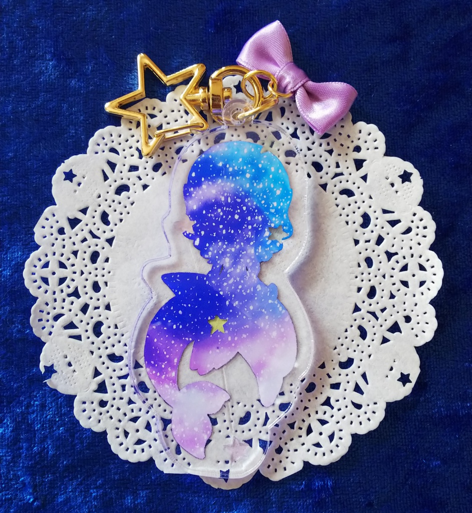 セインティア 星のアクリルキーホルダー