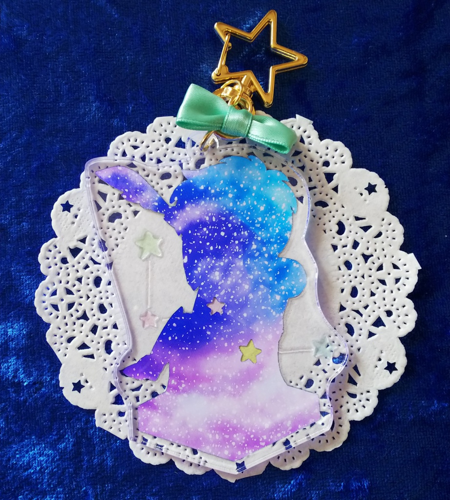 セインティア 星のアクリルキーホルダー