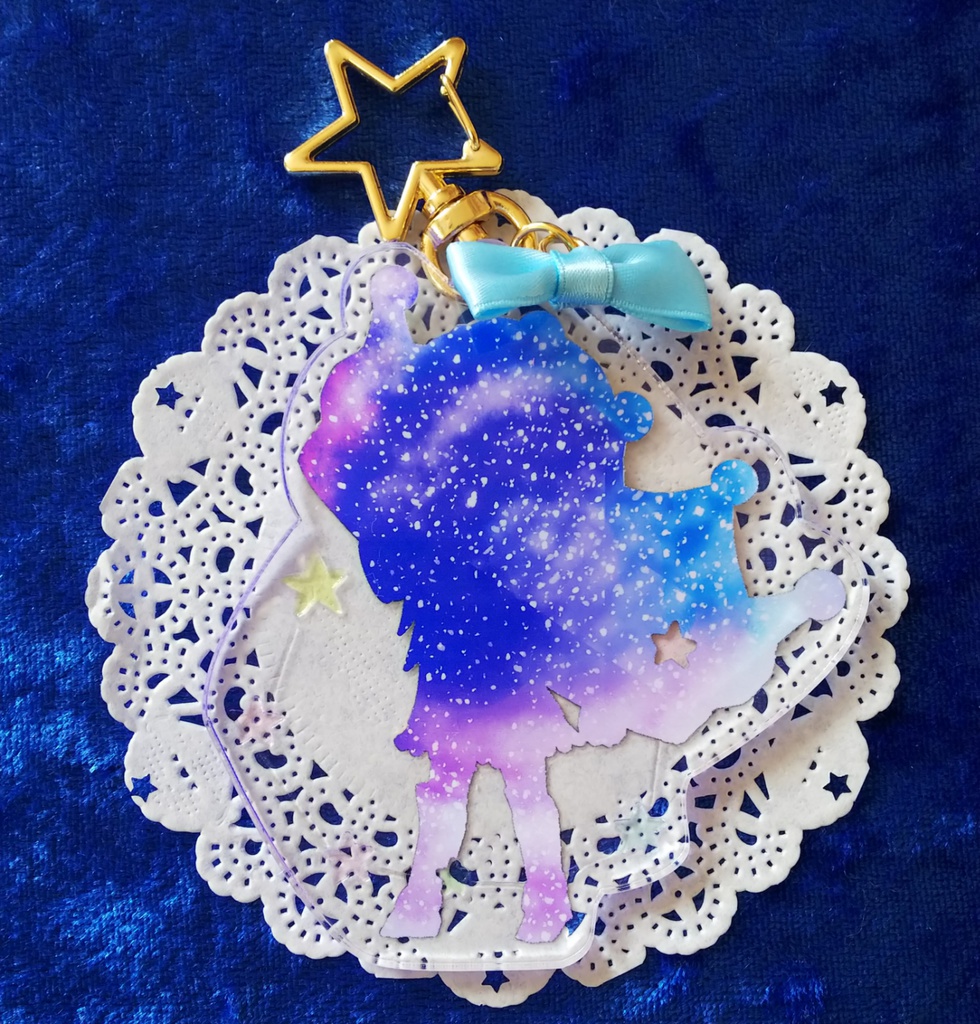 セインティア 星のアクリルキーホルダー