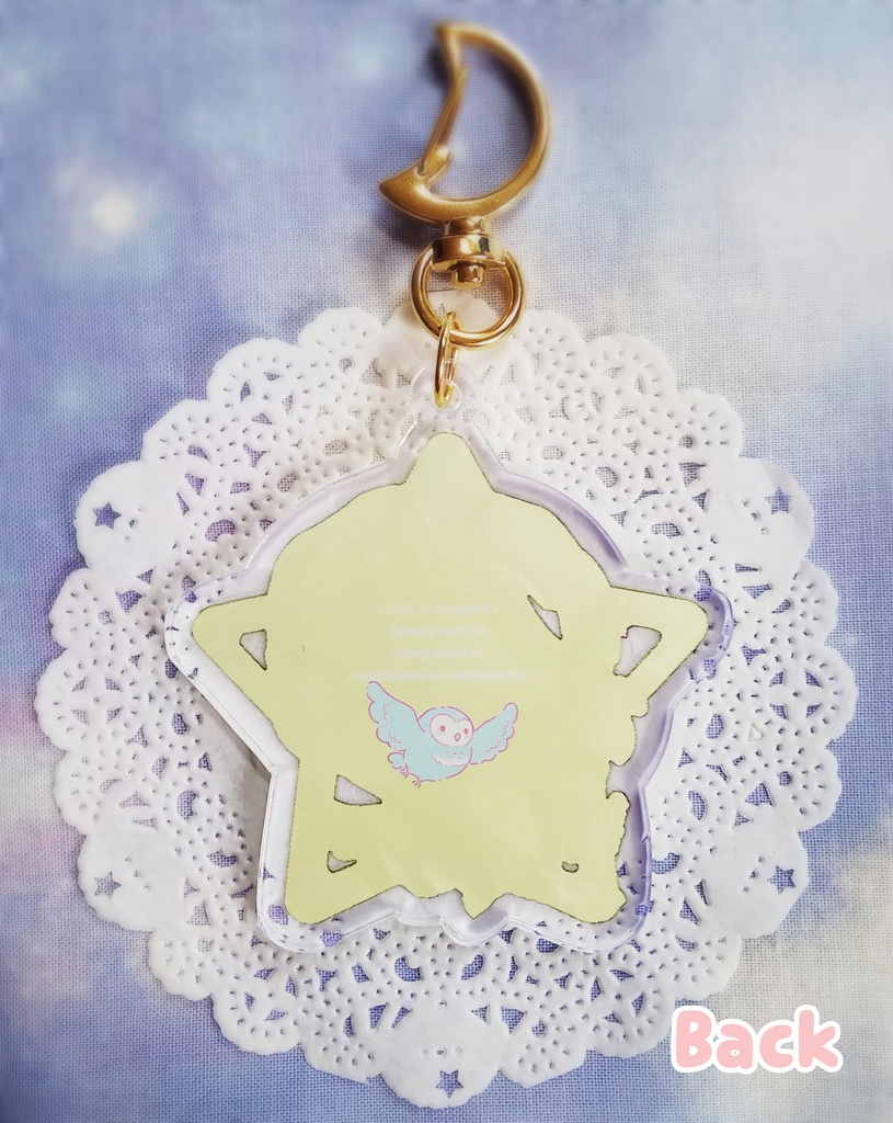 セインティア 月のアクリルキーホルダー