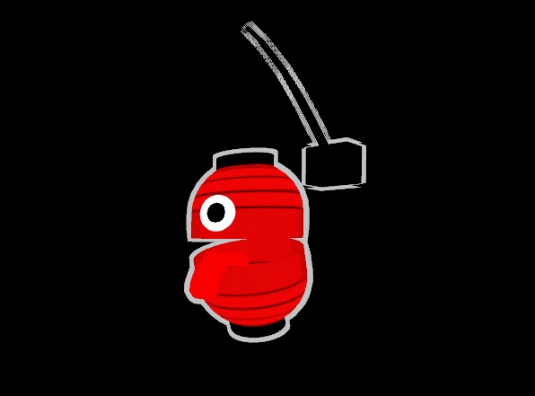 オバケちょうちん(赤)【cluster用アイテム】