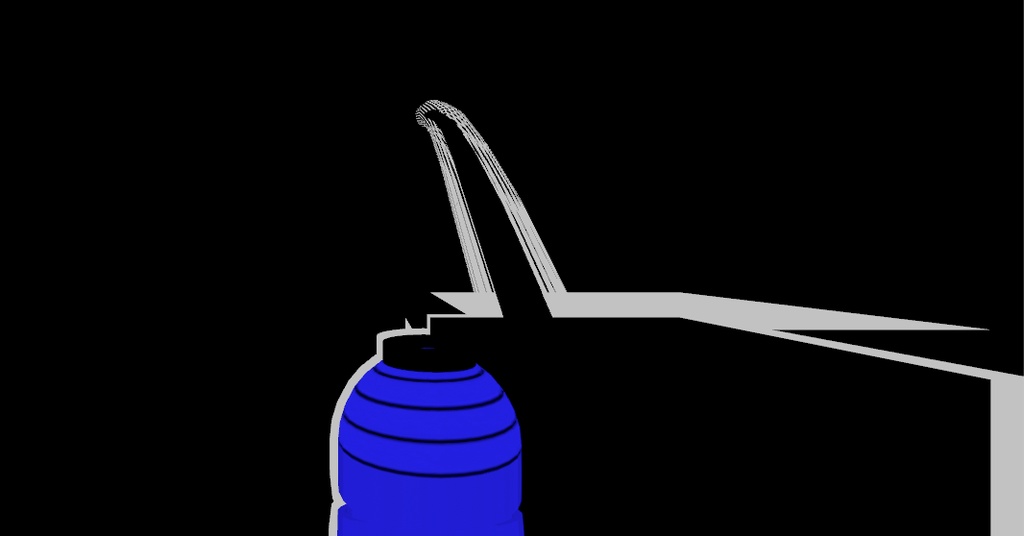 オバケちょうちん(青)【cluster用アイテム】