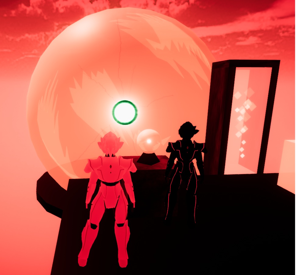 オリジナル3DモデルVRM 変身スーツ(TYPE-Black/TYPE-White)【cluster対応アバター】