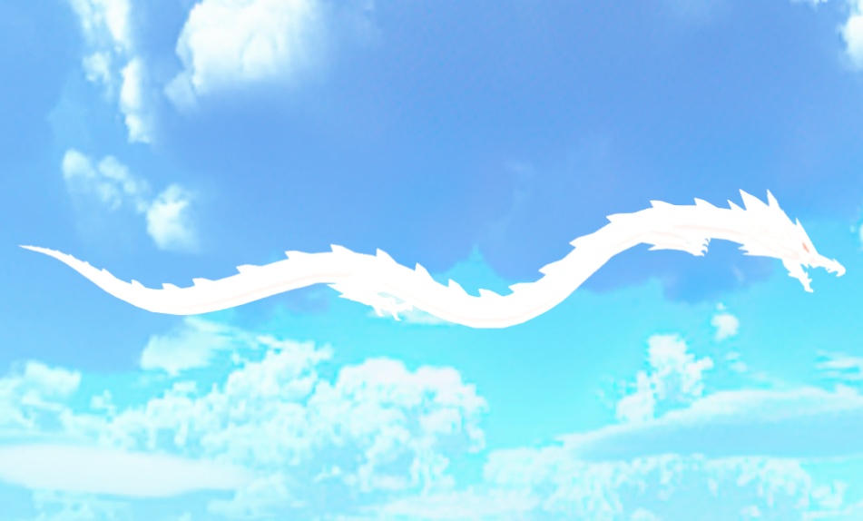 6-COLORED DRAGONS (龍のアバター6色 黒・白・赤・青・紫・銀)VRM【cluster用アバター】