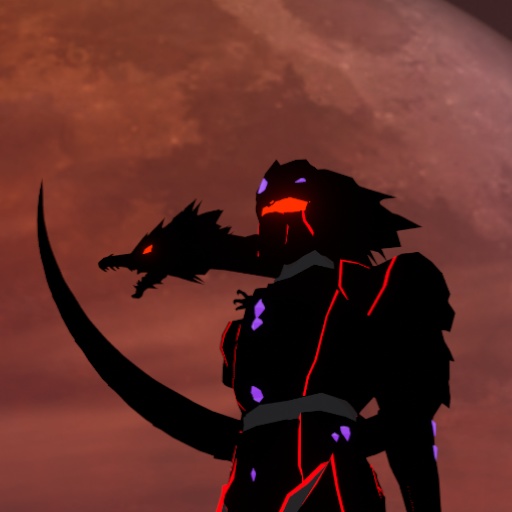 HSB_Kokuryu 変身スーツ肩乗せ黒龍【cluster用アバター・VRM】