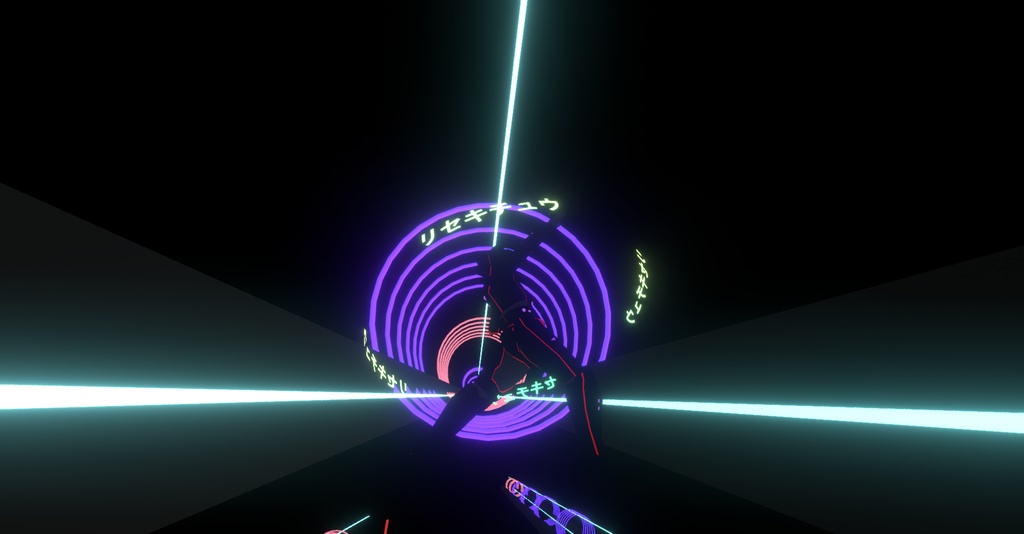 変身スーツ離席中(Black/White)【cluster対応アバター】VRM