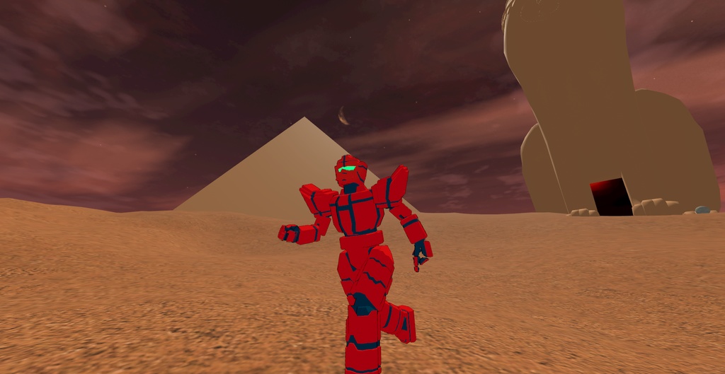 GRAK F-R003 オリジナル巨大ロボットアバター+通常サイズ3体