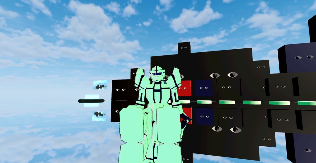 GRAK F-R003 オリジナル巨大ロボットアバター+通常サイズ3体