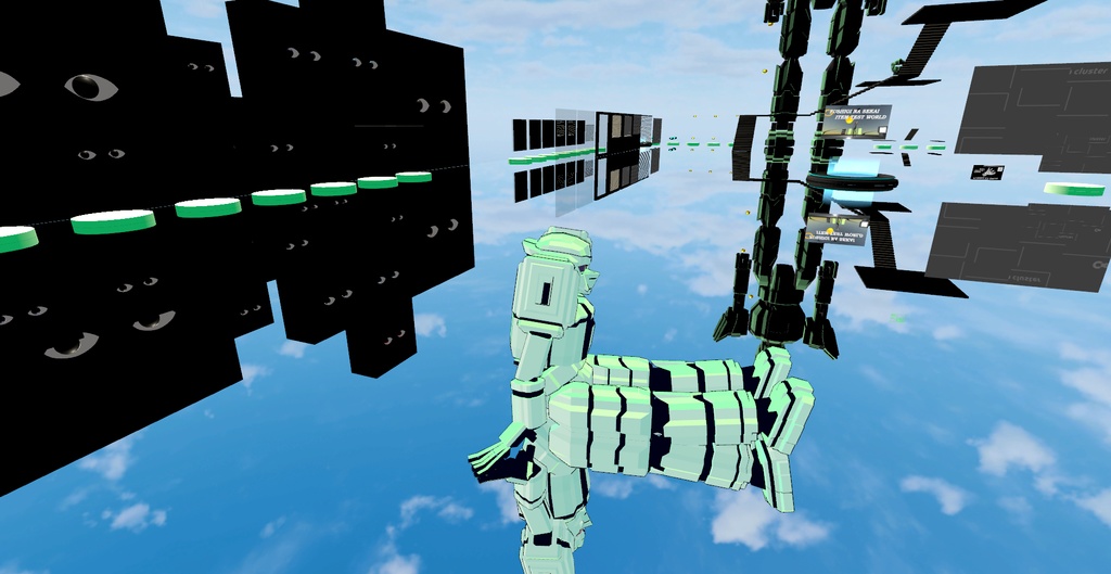 GRAK F-R003 オリジナル巨大ロボットアバター+通常サイズ3体