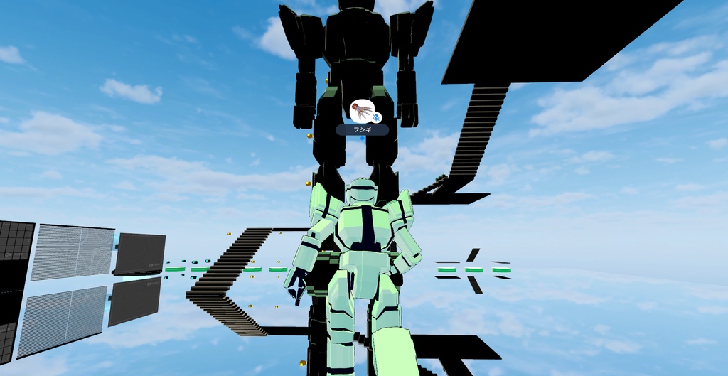 GRAK F-R003 オリジナル巨大ロボットアバター+通常サイズ3体