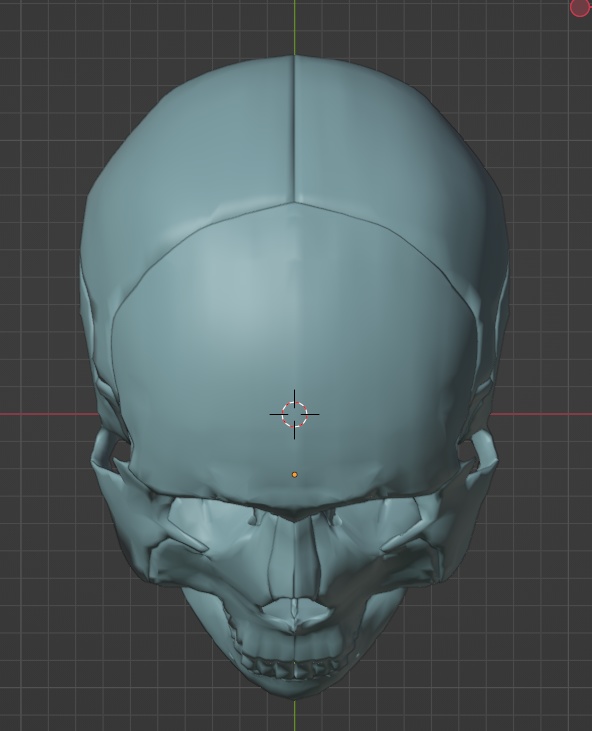 頭蓋骨22パーツ3Dモデル FBX