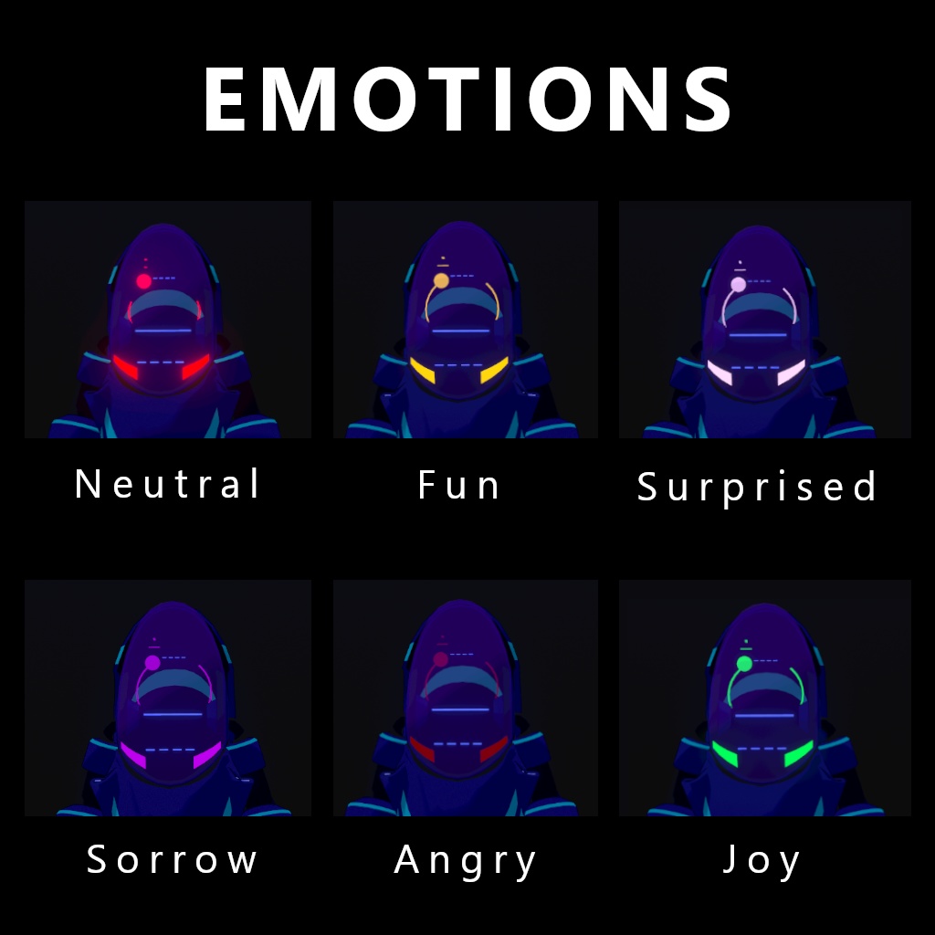 SERO F-R004 宇宙探査ロボットアバター 4Colors VRM