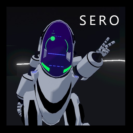SERO F-R004 宇宙探査ロボットアバター 4Colors VRM