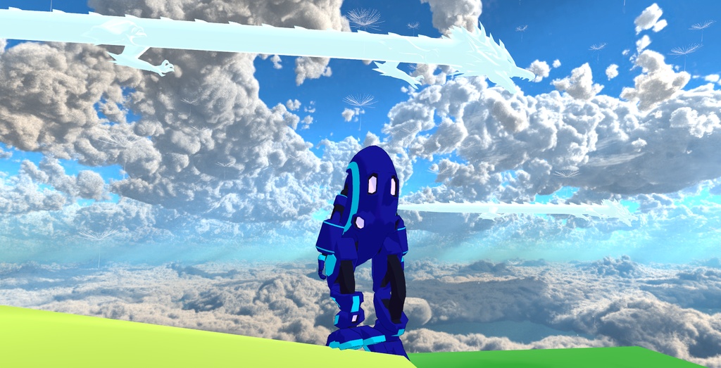 SERO F-R004 宇宙探査ロボットアバター 4Colors VRM