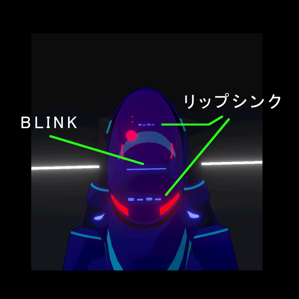 SERO F-R004 宇宙探査ロボットアバター 4Colors VRM