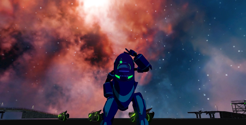 SERO F-R004 宇宙探査ロボットアバター 4Colors VRM