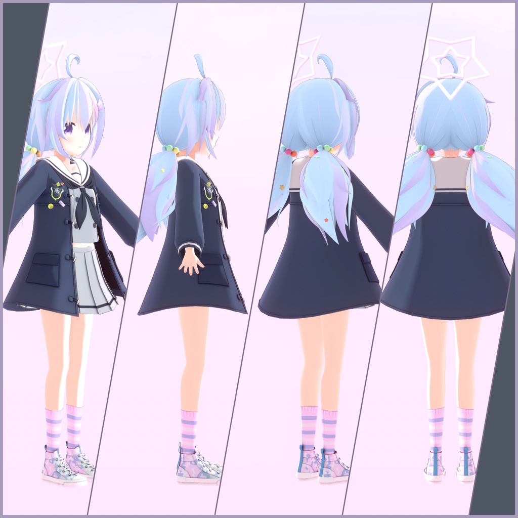 キャラクター3Dモデル】宇沢レイサ(ブルーアーカイブ)【VRChat キャラクター3Dモデル】宇沢レイサ(ブルーアーカイブ)【VRChat