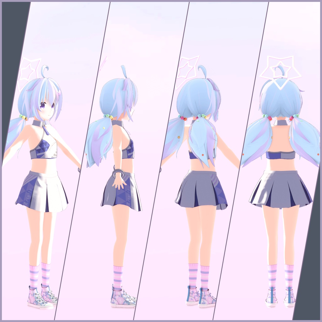 【レイサ用】晄輪大祭 チア衣装【3D衣装モデル】