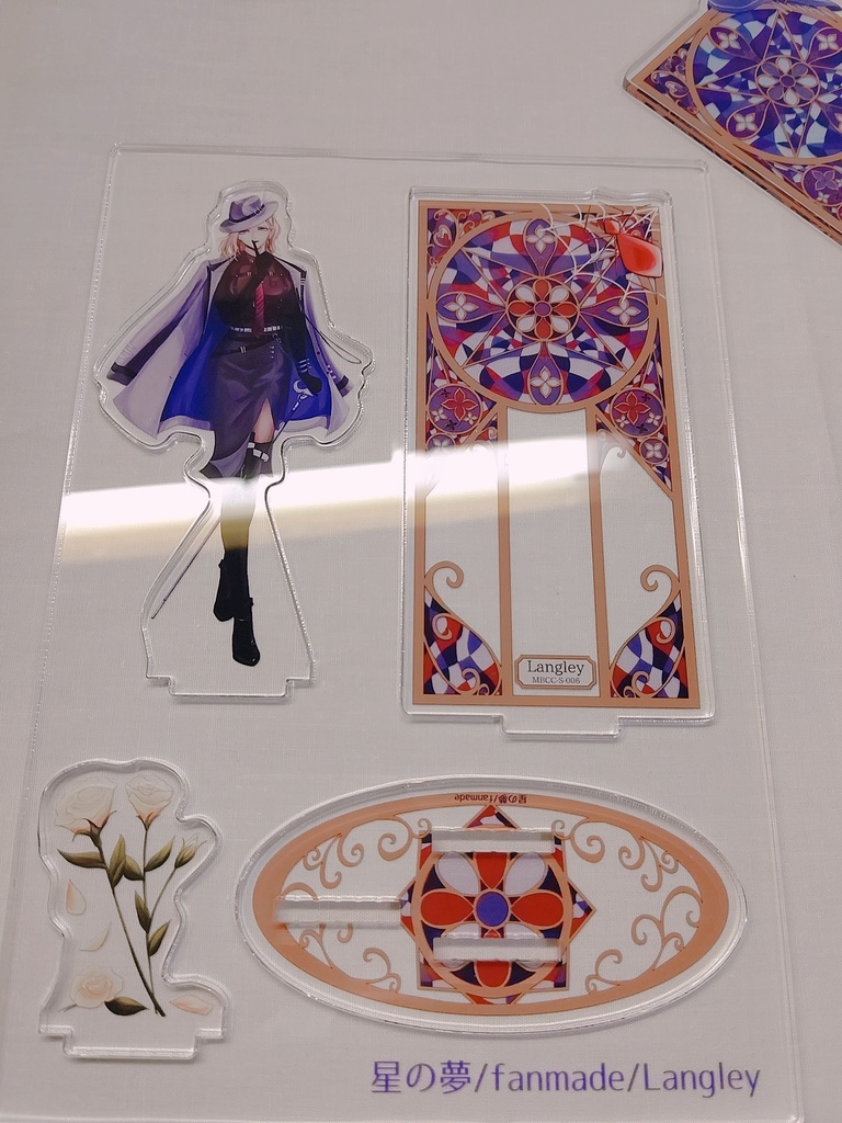 ステンドグラス風アクリルジオラマ