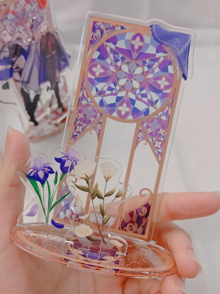 ステンドグラス風アクリルジオラマ