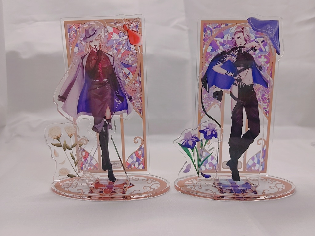 ステンドグラス風アクリルジオラマ