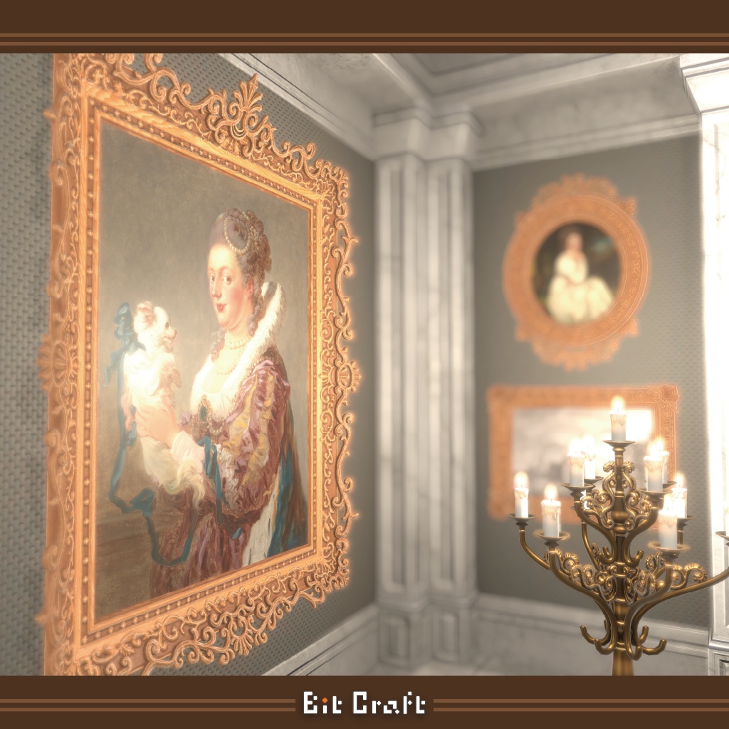 【VRC 3D家具】ヨーロッパ宮廷風家具【European royal style Furniture】