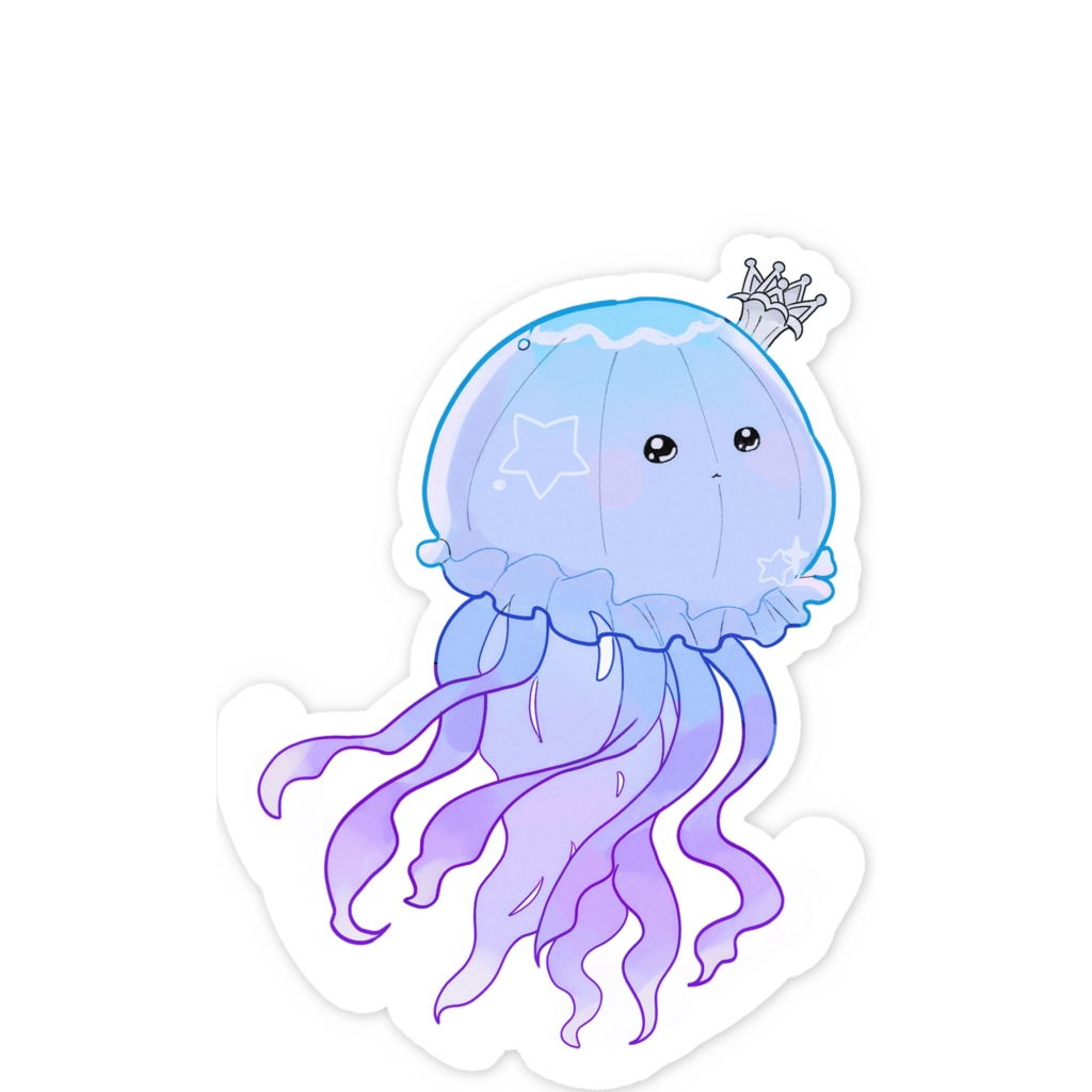 女帝クラゲちゃんステッカー
